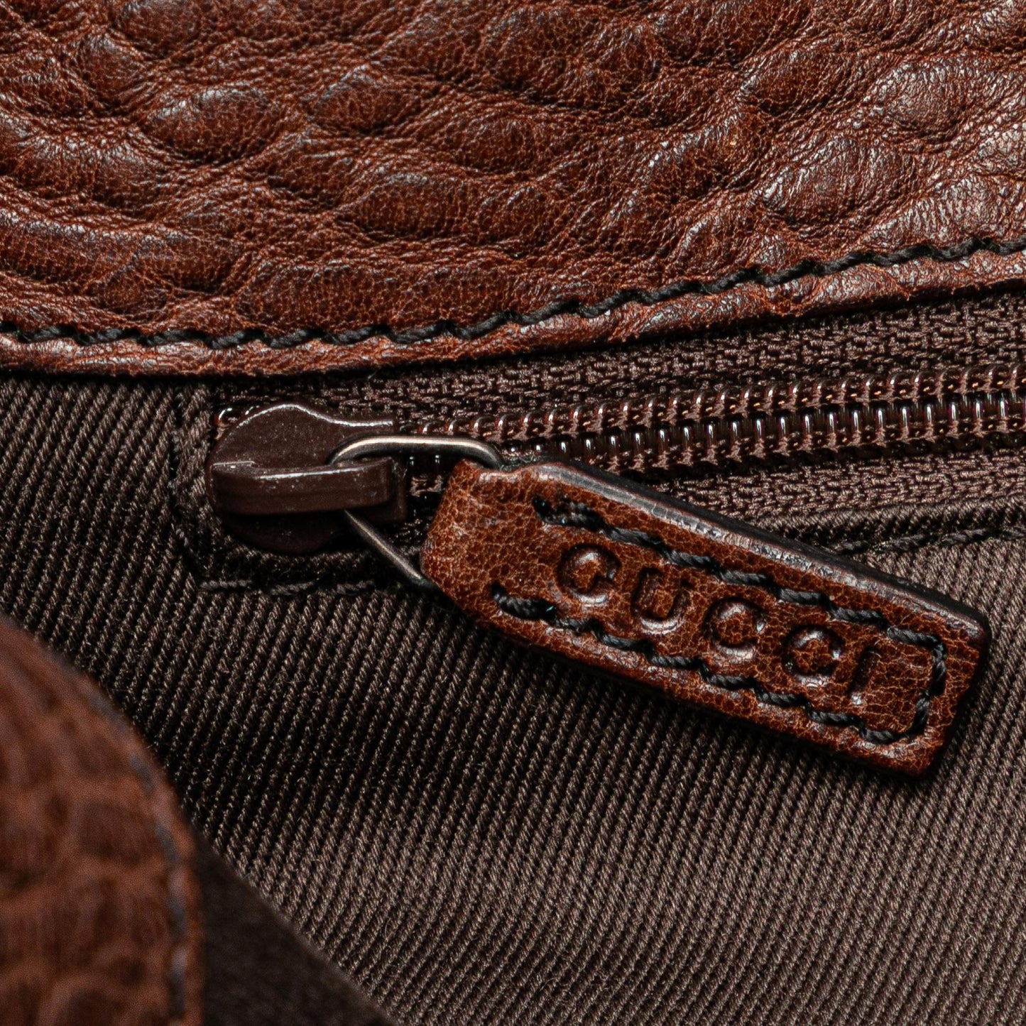 Gucci GG Denim Horsebit Shoulder Bag