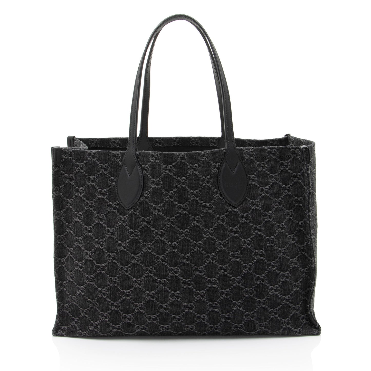 Gucci GG Denim Ophidia Large Tote