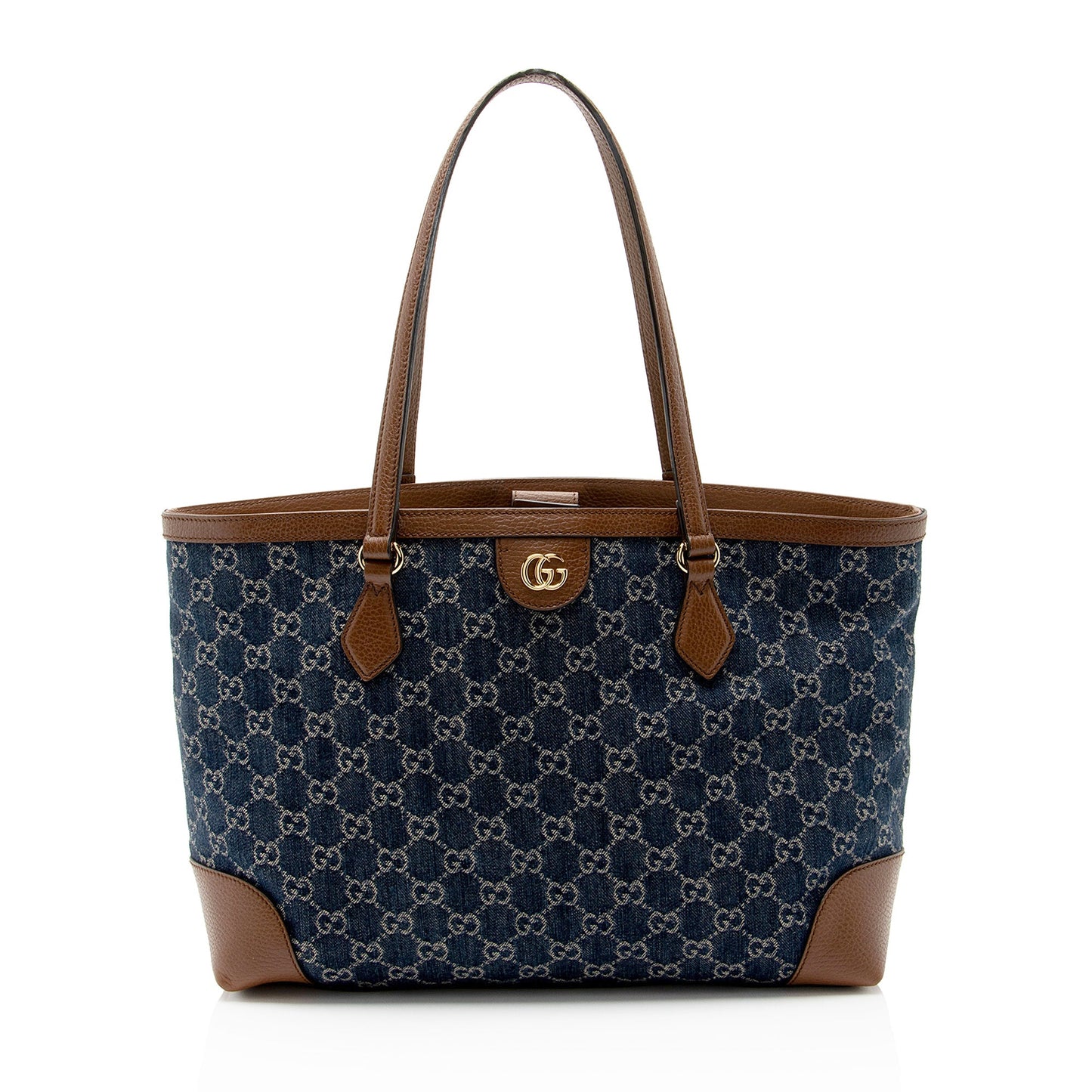 Gucci GG Denim Ophidia Medium Tote (SHF-YdRSNY)