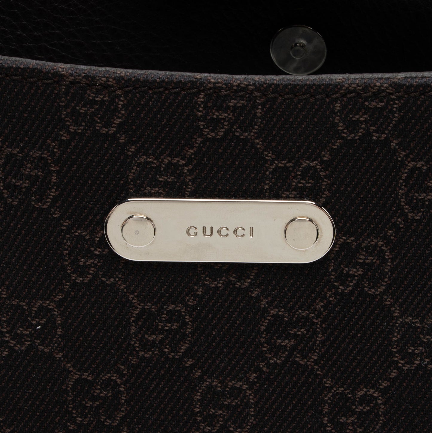 Gucci GG Denim Shoulder Bag (SHF-mP1GGZ)