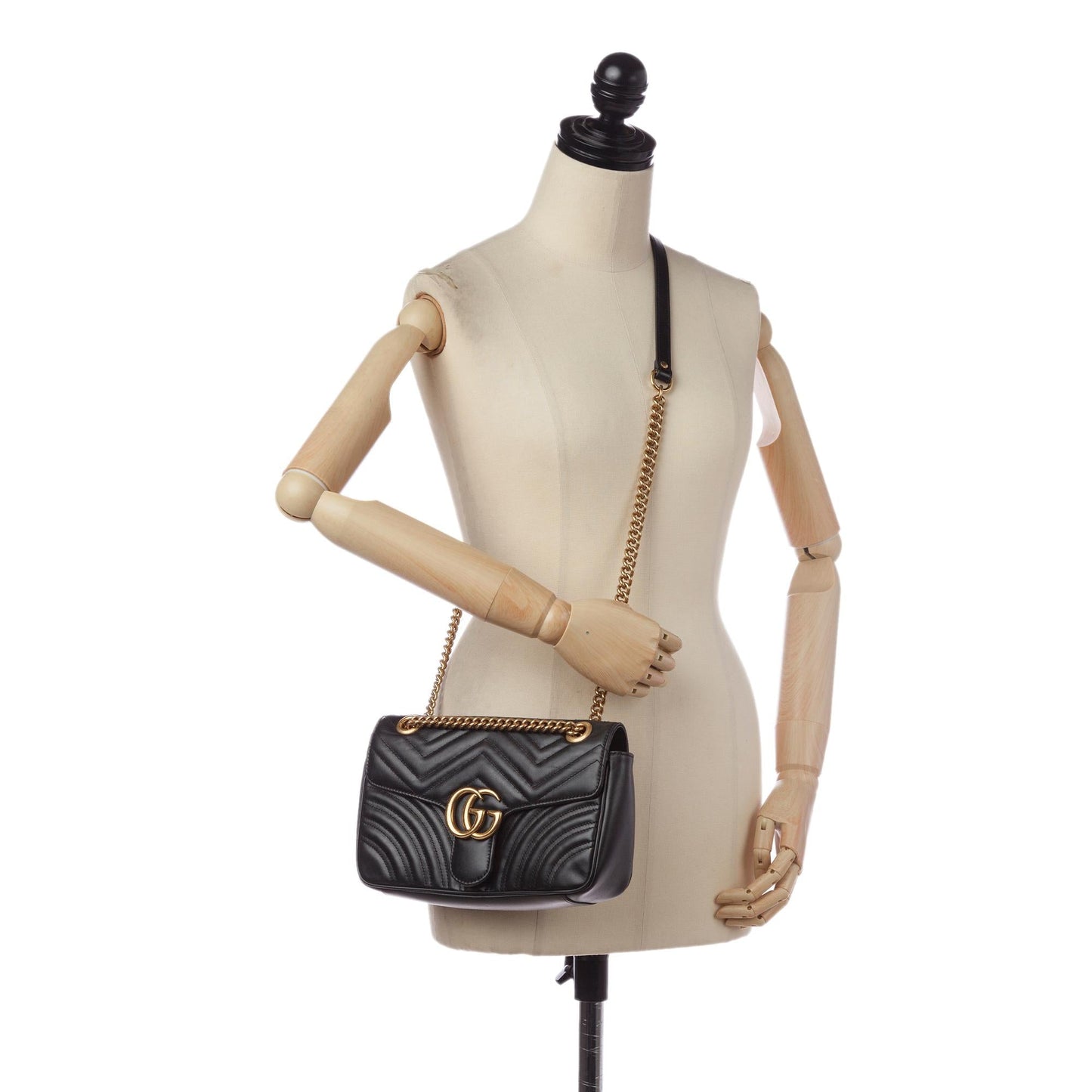 Gucci GG Marmont Leather Crossbody Bag (SHG-34307)