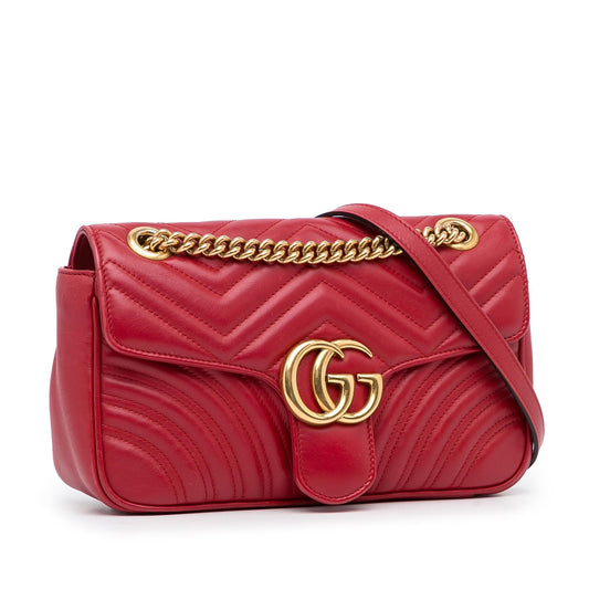Gucci GG Marmont Matelasse Crossbody Bag (SHG-R45Ixx)