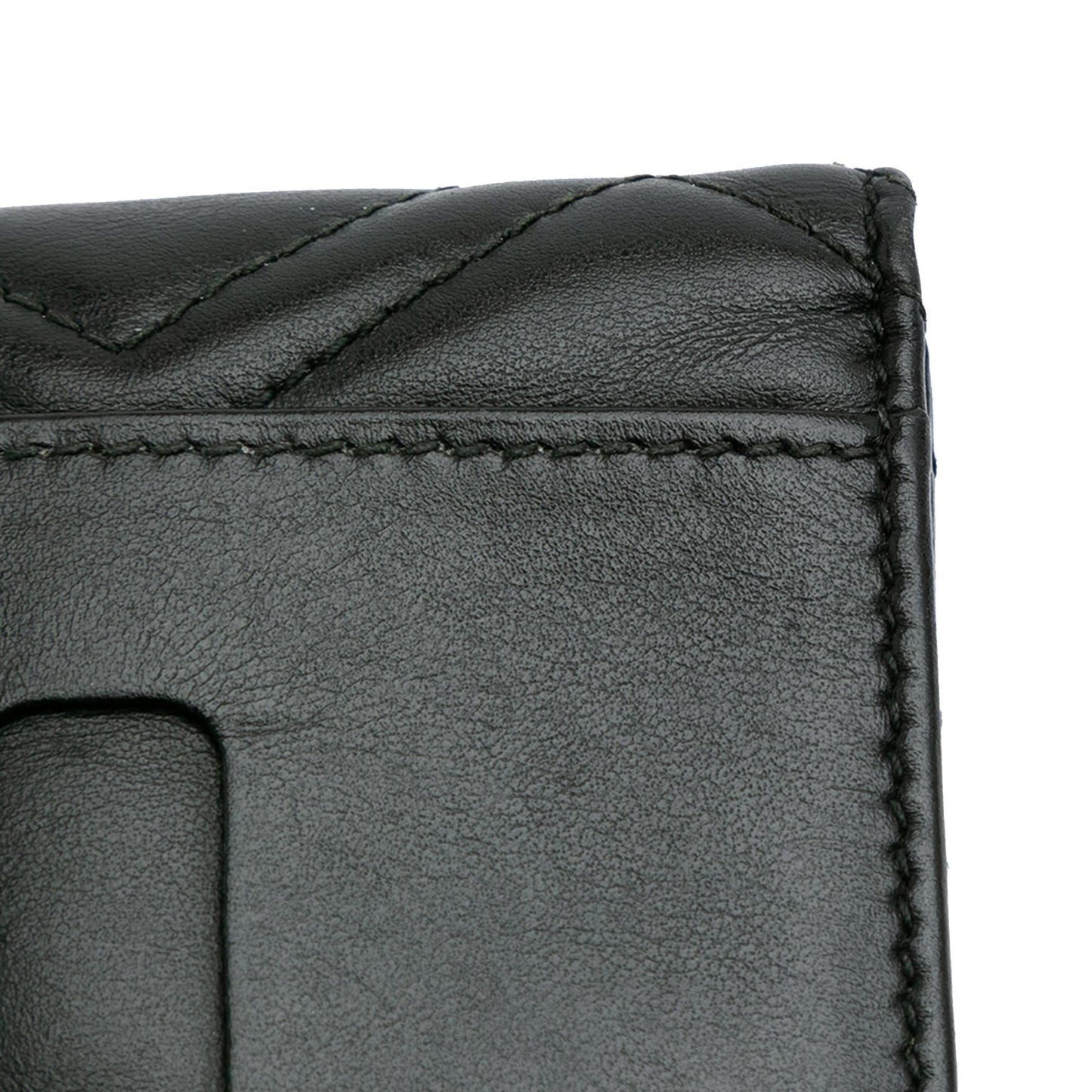 Gucci GG Marmont Matelasse Leather Card Holder