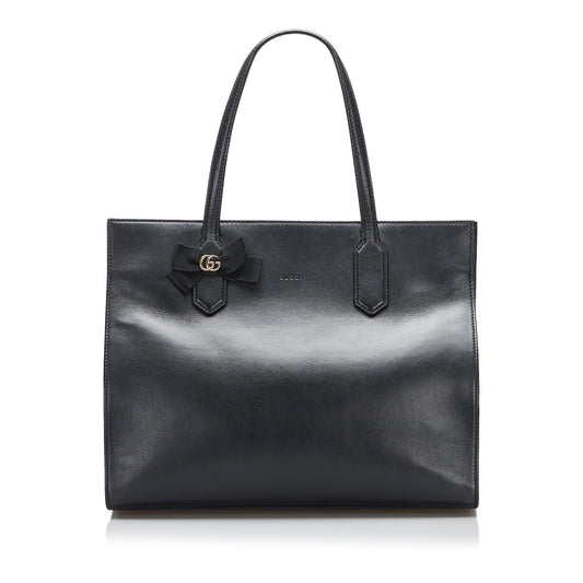 Gucci GG Marmont Ribbon Tote (SHG-VJBeBV)