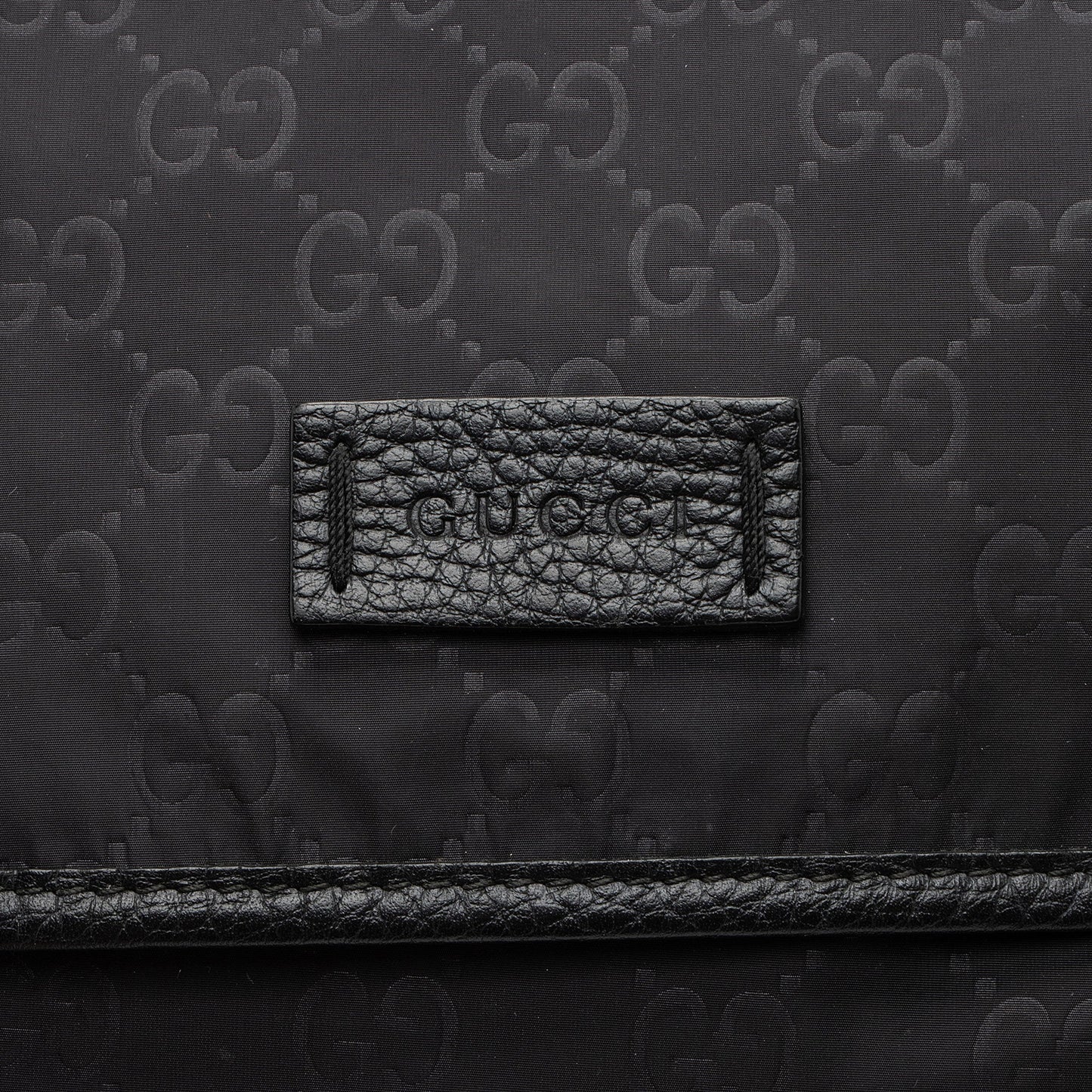 Gucci GG Nylon Double Buckle Messenger