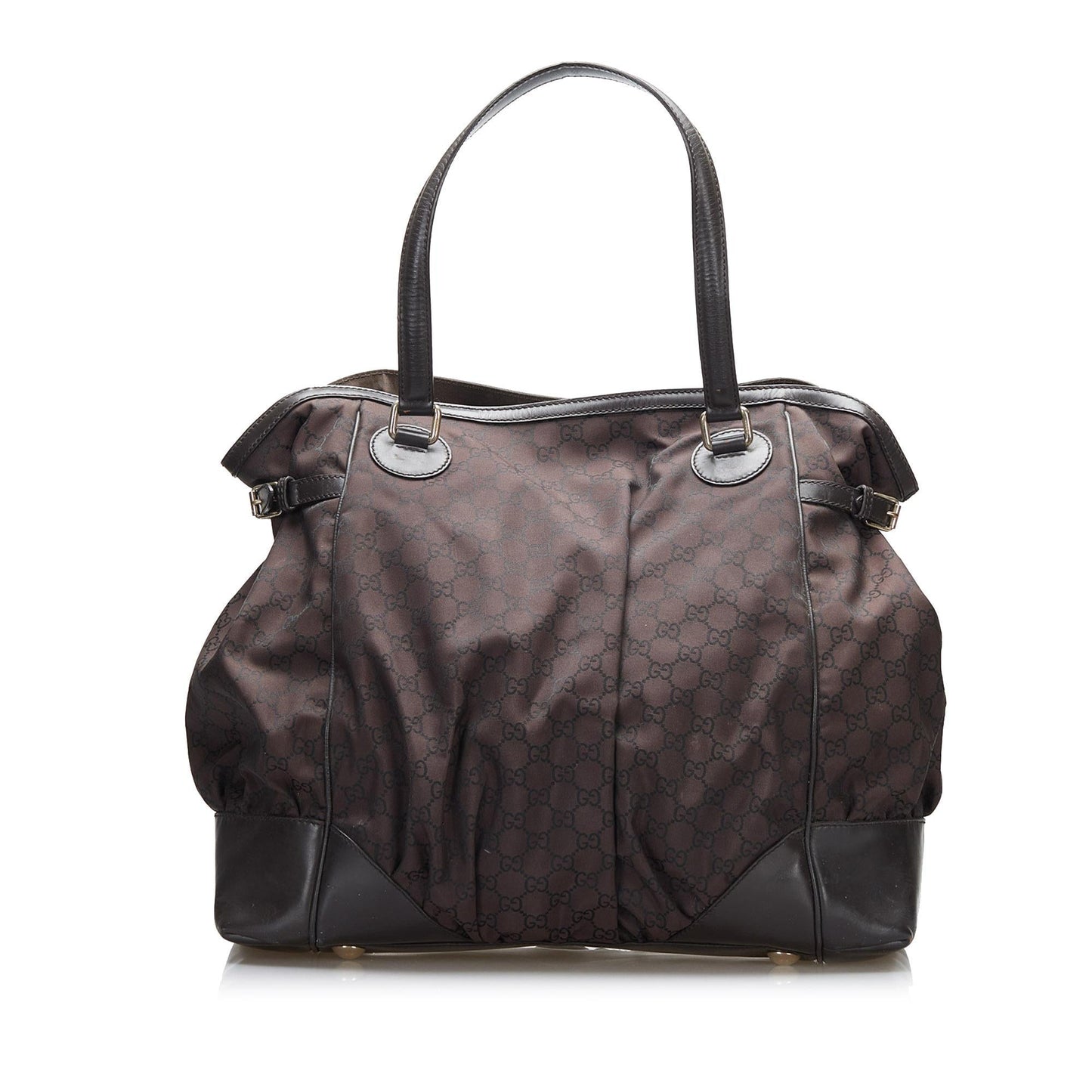 Luxury Gucci GG Nylon Full Moon Tote (SHG-uPx8Bm)