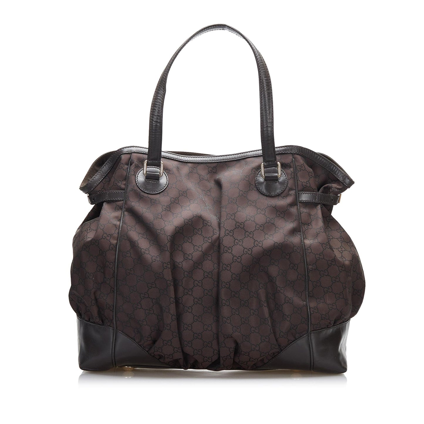 Luxury Gucci GG Nylon Full Moon Tote (SHG-uPx8Bm)