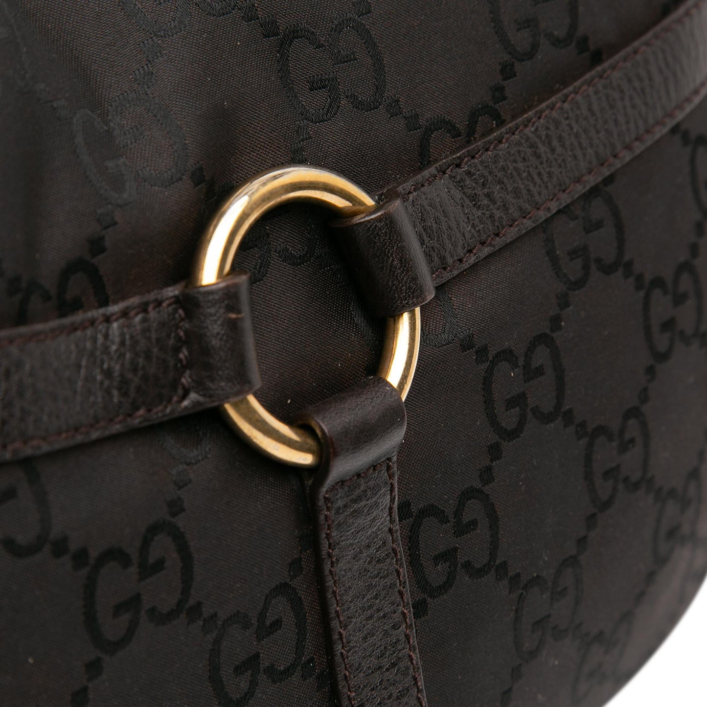 Gucci GG Nylon Reins Hobo Bag