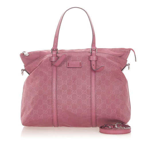 Gucci GG Nylon Satchel (SHG-32511)