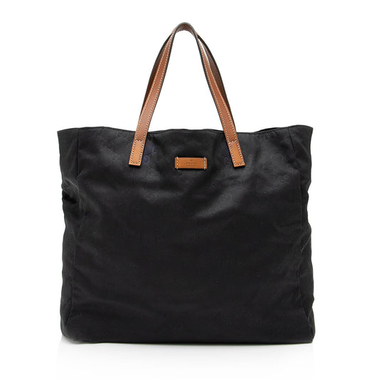 Gucci GG Nylon Shopper Tote (SHF-83sqqh)