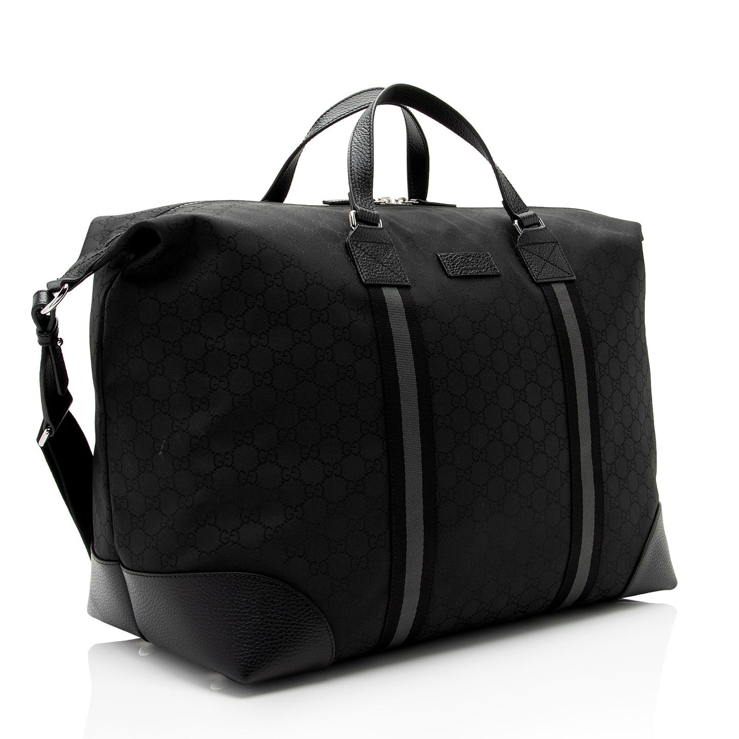 Gucci GG Nylon Travel Duffle Bag (SHF-EZRm68)
