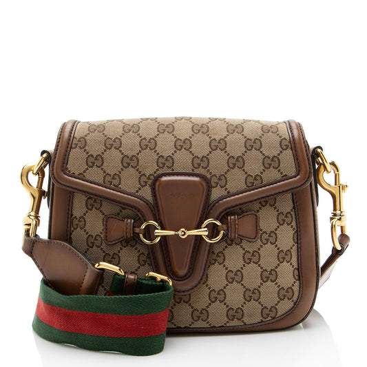 Gucci GG Original Lady Web Medium Shoulder Bag