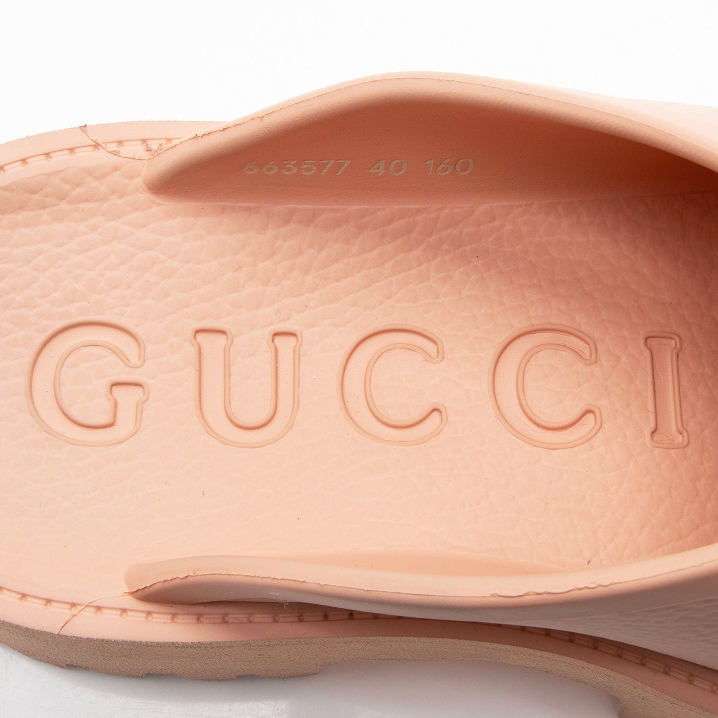 Gucci GG Rubber Clogs - Size 9 / 39