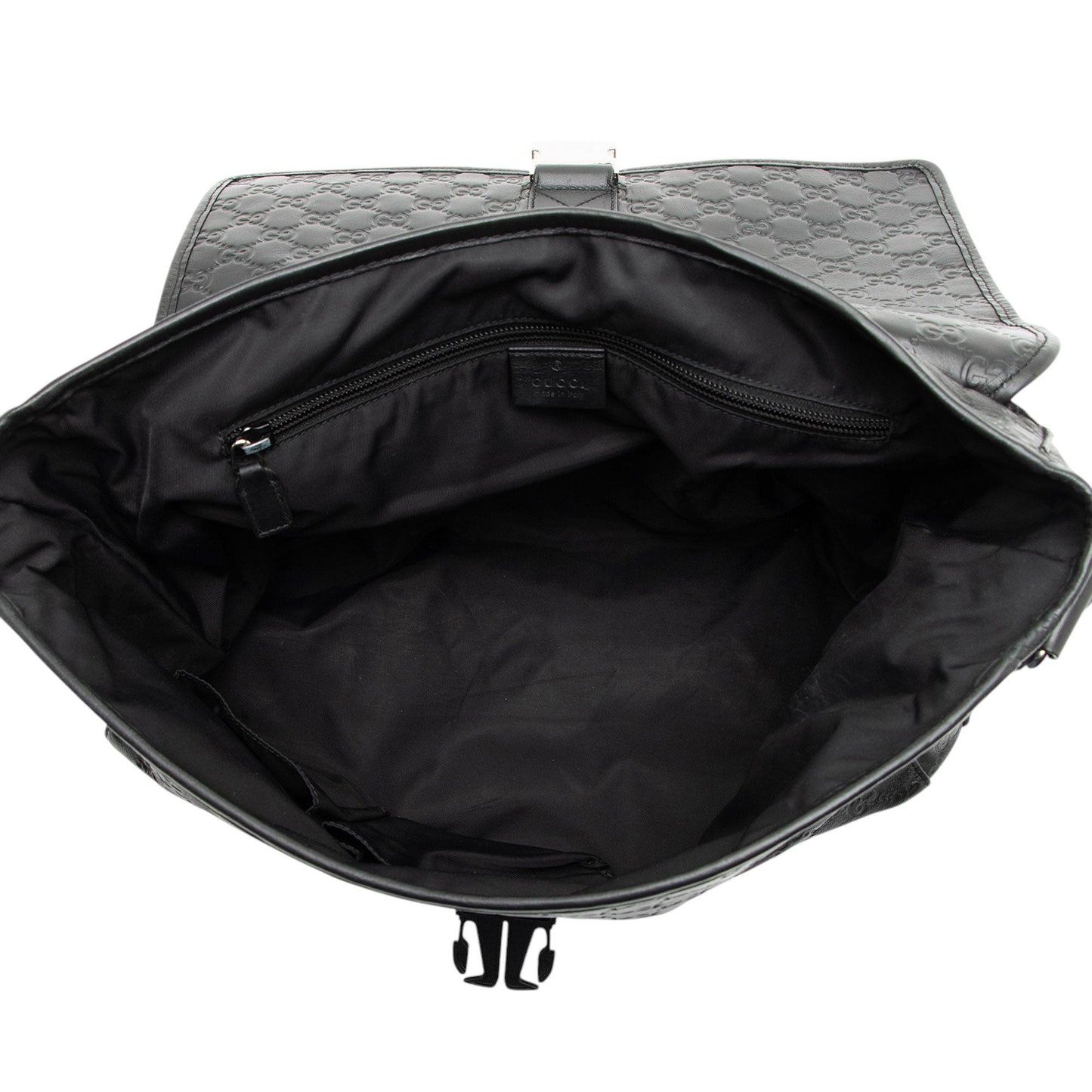 Gucci GG Rubber Effect Web Medium Messenger