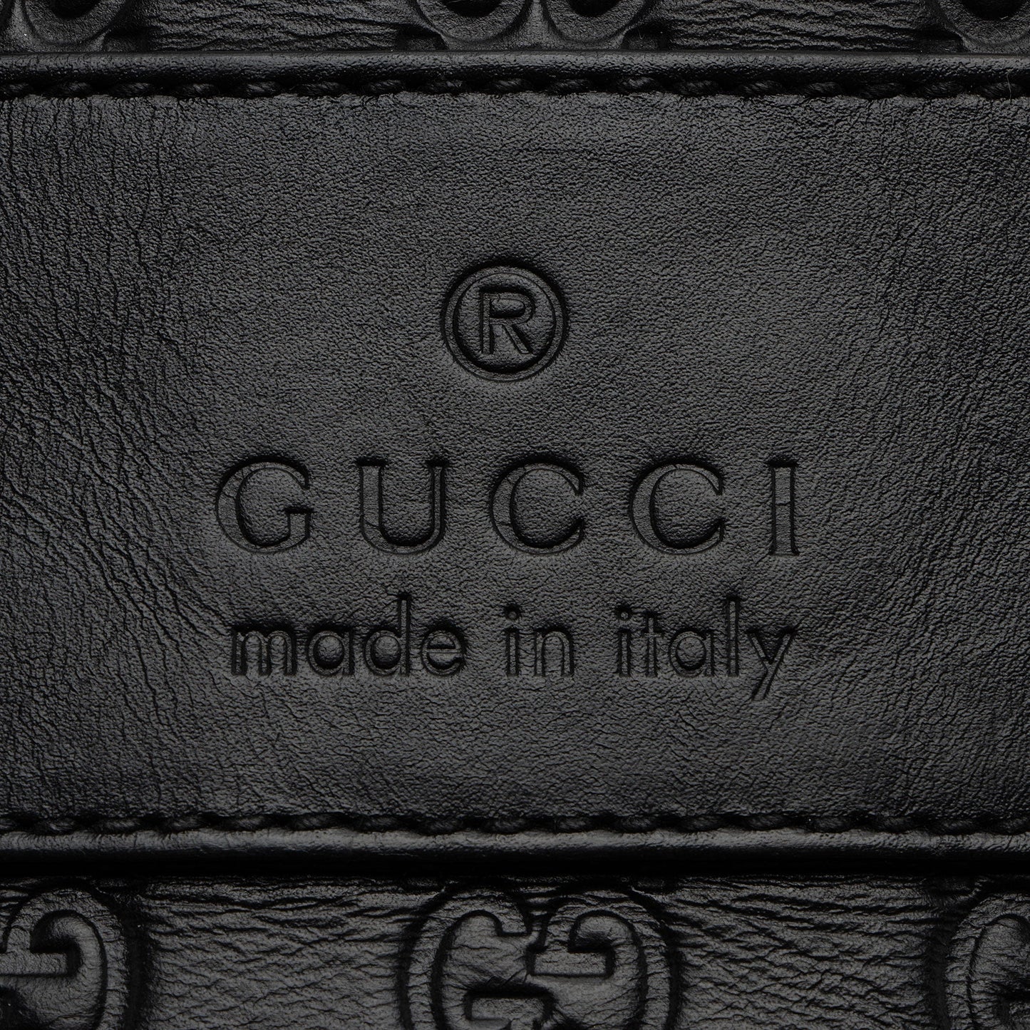 Gucci GG Rubber Effect Web Medium Messenger