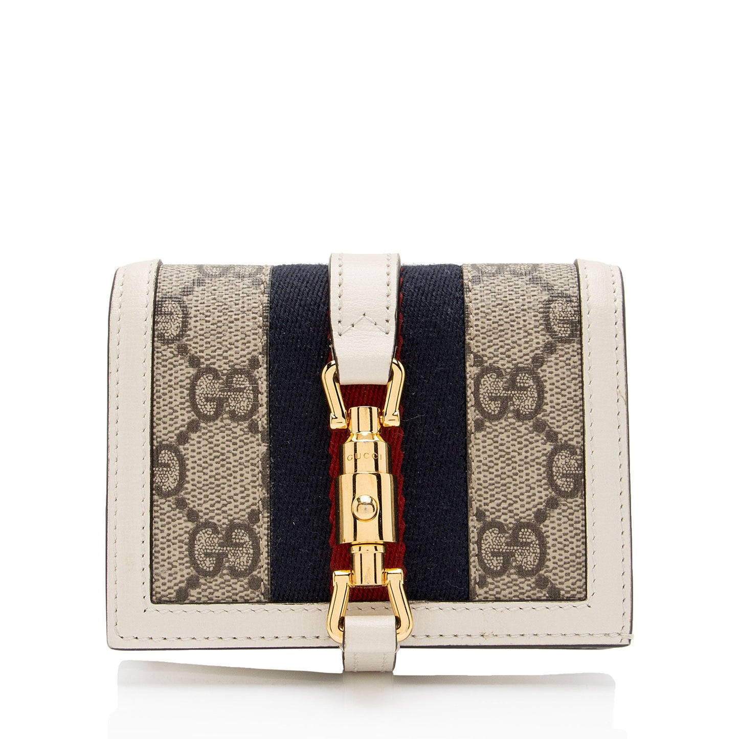 Gucci GG Supreme 1961 Jackie Card Case Wallet (SHF-Roet5l)