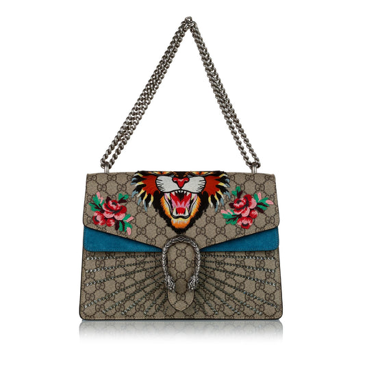 Gucci GG Supreme Angry Cat Dionysus Shoulder Bag (SHG-33149)