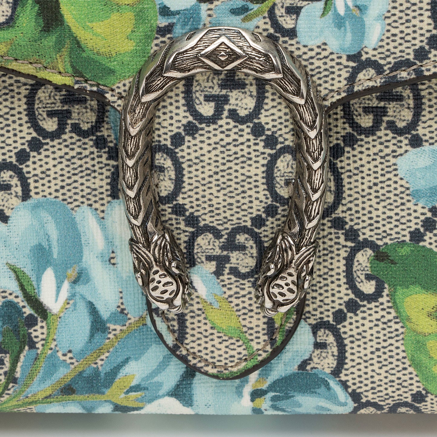 Gucci GG Supreme Blooms Dionysus Chain Wallet