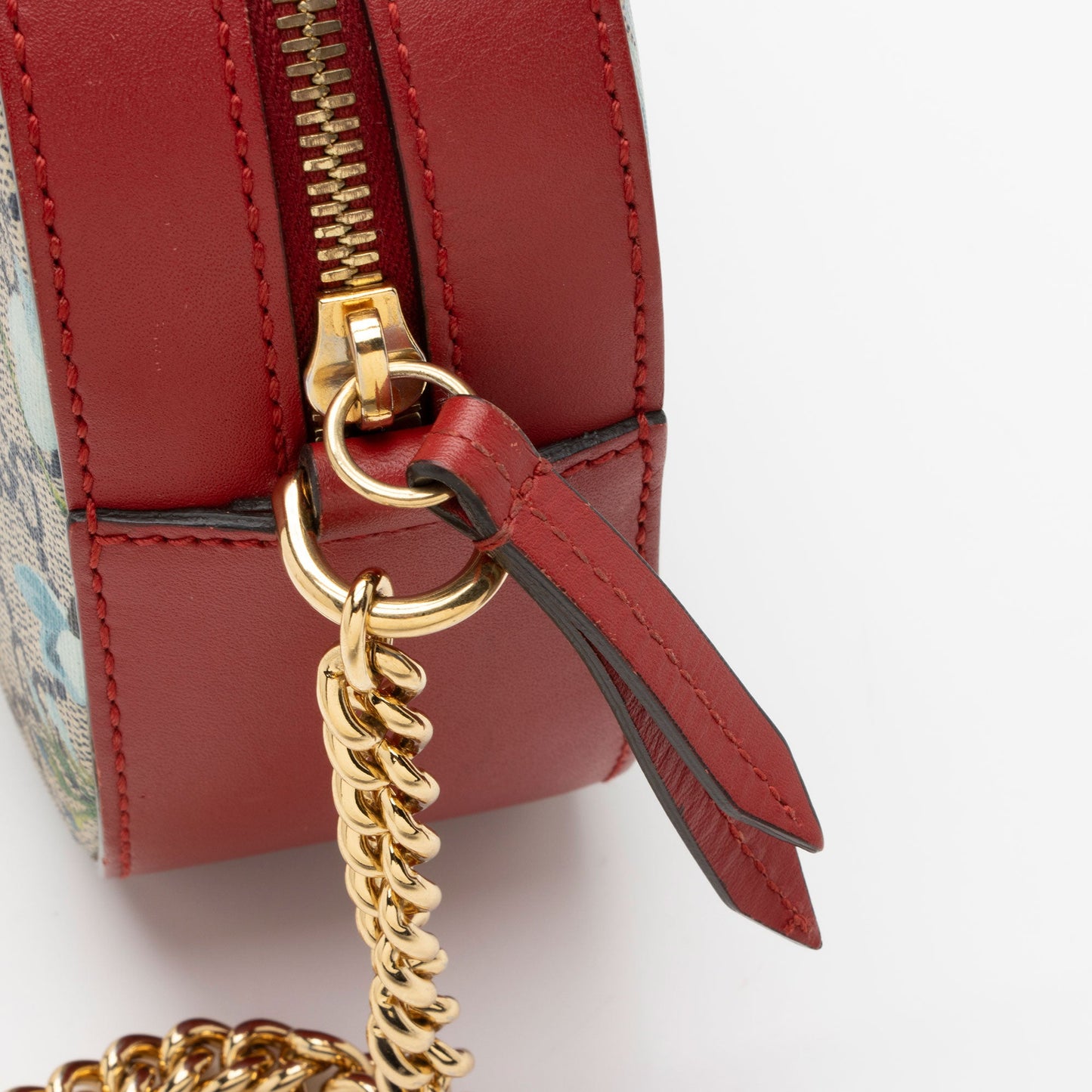 Gucci GG Supreme Blooms Mini Chain Bag (SHF-5o2pHV)