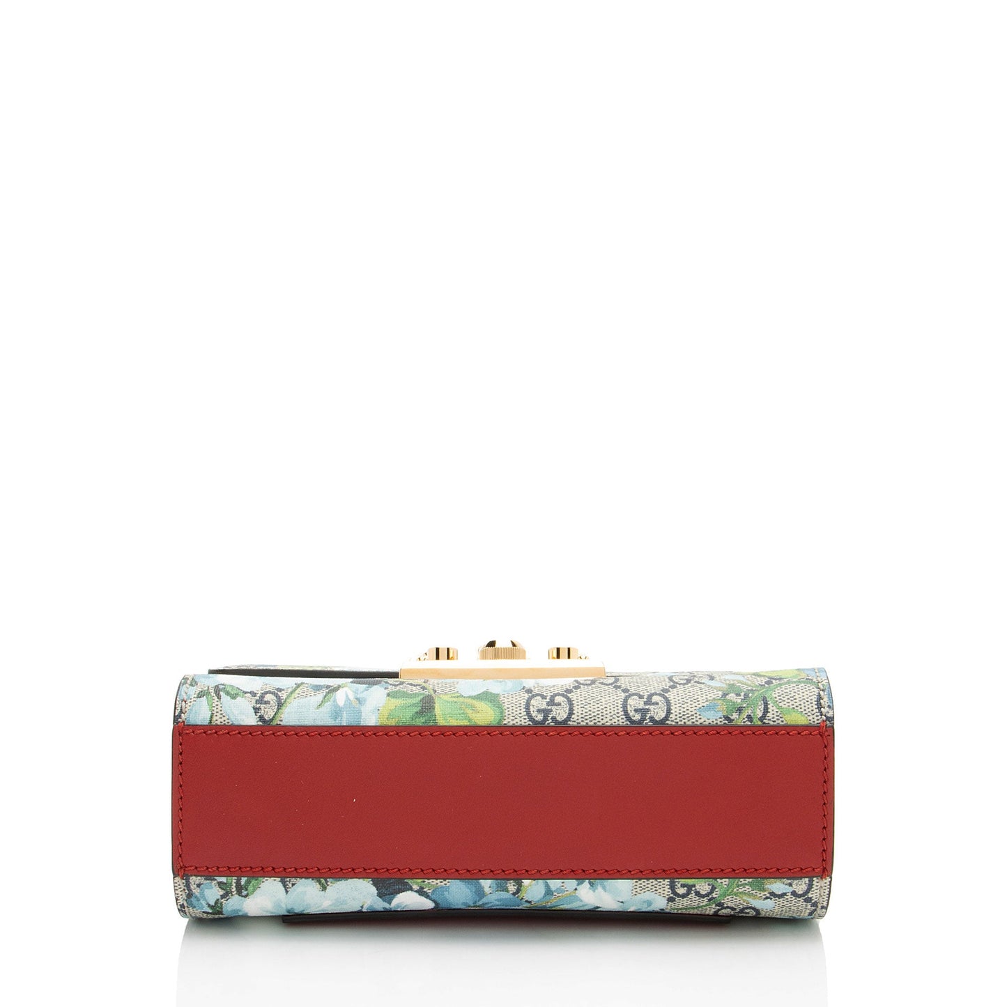 Gucci GG Supreme Blooms Padlock Small Shoulder Bag