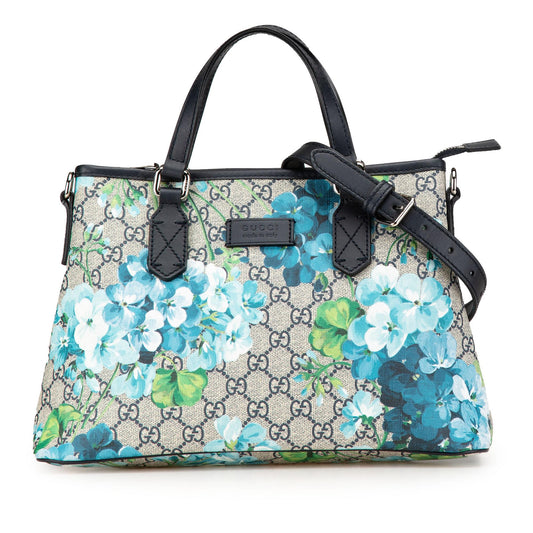 Gucci GG Supreme Blooms Satchel