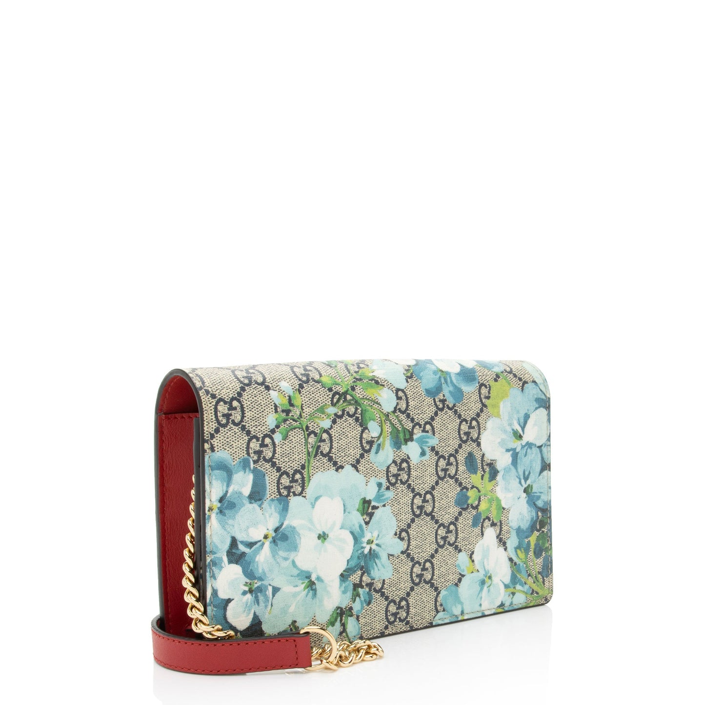 Gucci GG Supreme Blooms Wallet on Chain