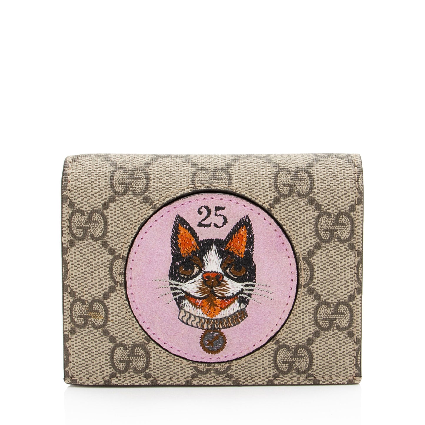 Gucci GG Supreme Bosco Patch Card Case