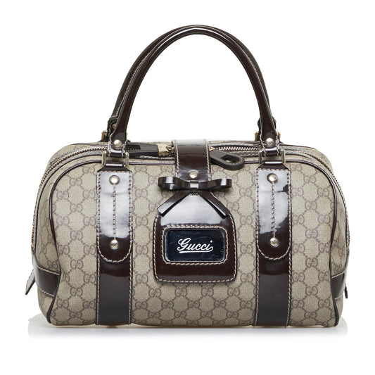 Gucci GG Supreme Boston Bag (SHG-2aBLWM)