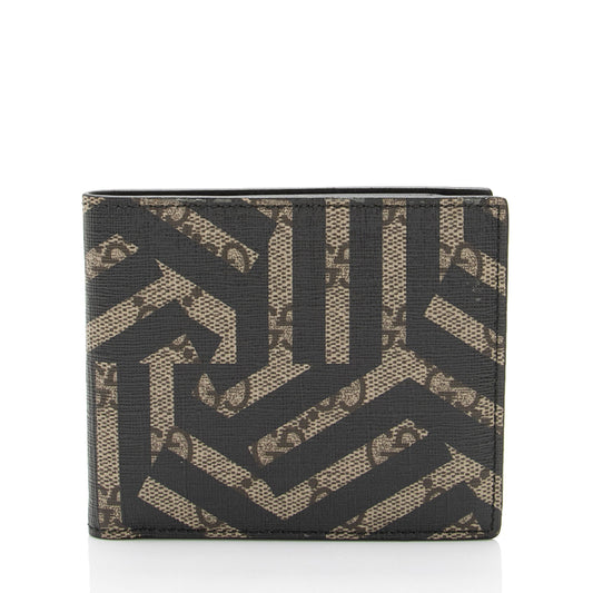 Gucci GG Supreme Caleido Bi-Fold Wallet (SHF-9zNLxg)
