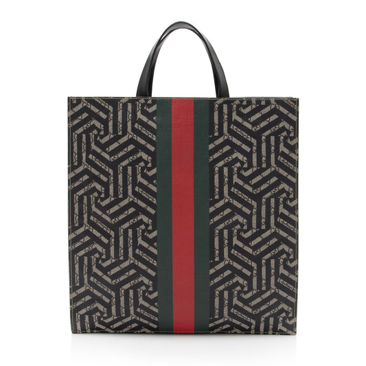 Gucci GG Supreme Caleido Web Soft Tote