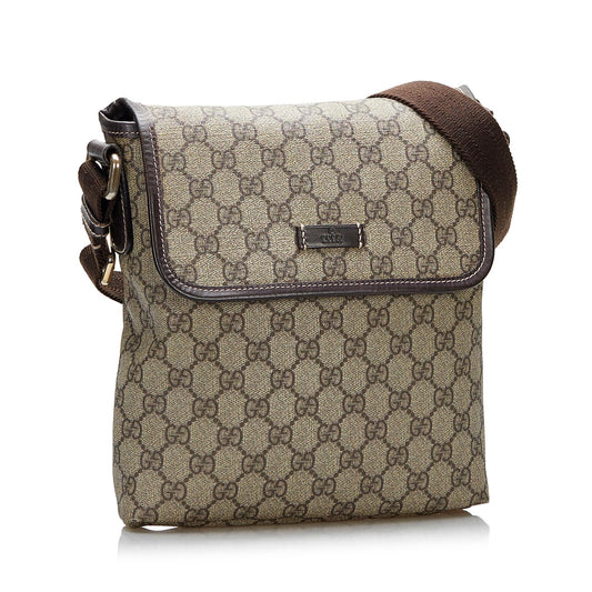 Gucci GG Supreme Crossbody Bag (SHG-claZTP)