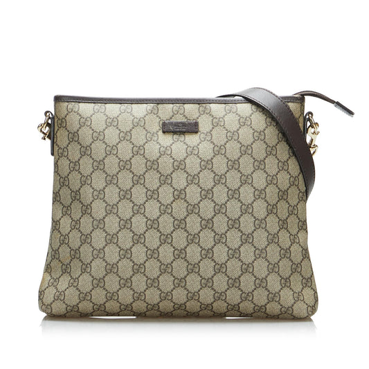 Gucci GG Supreme Crossbody Bag (SHG-huMVBD)