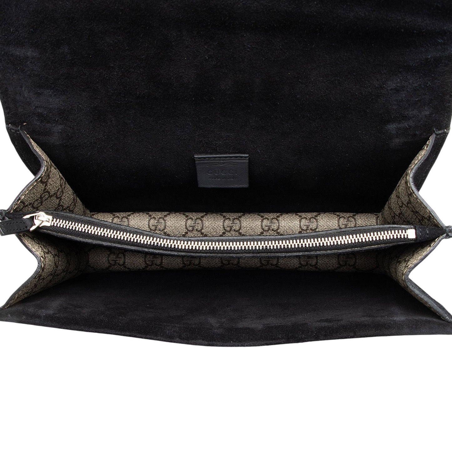 Gucci GG Supreme Crystal Studded Dionysus Medium Shoulder Bag