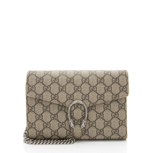 Gucci GG Supreme Dionysus Chain Wallet (SHF-DKjzyf)
