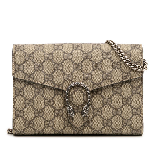 Gucci GG Supreme Dionysus Chain Wallet