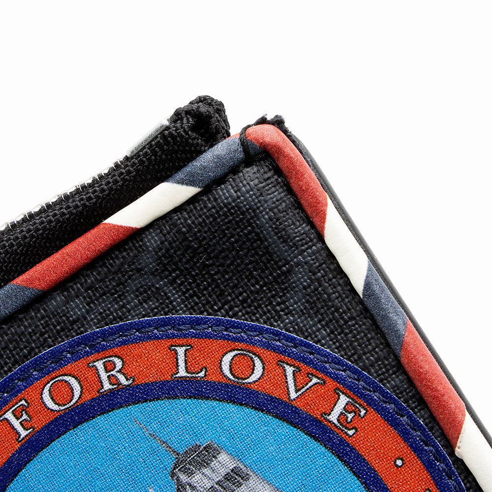 Gucci GG Supreme Embroidered Patchwork Large Zip Wristlet (SHF-20229)