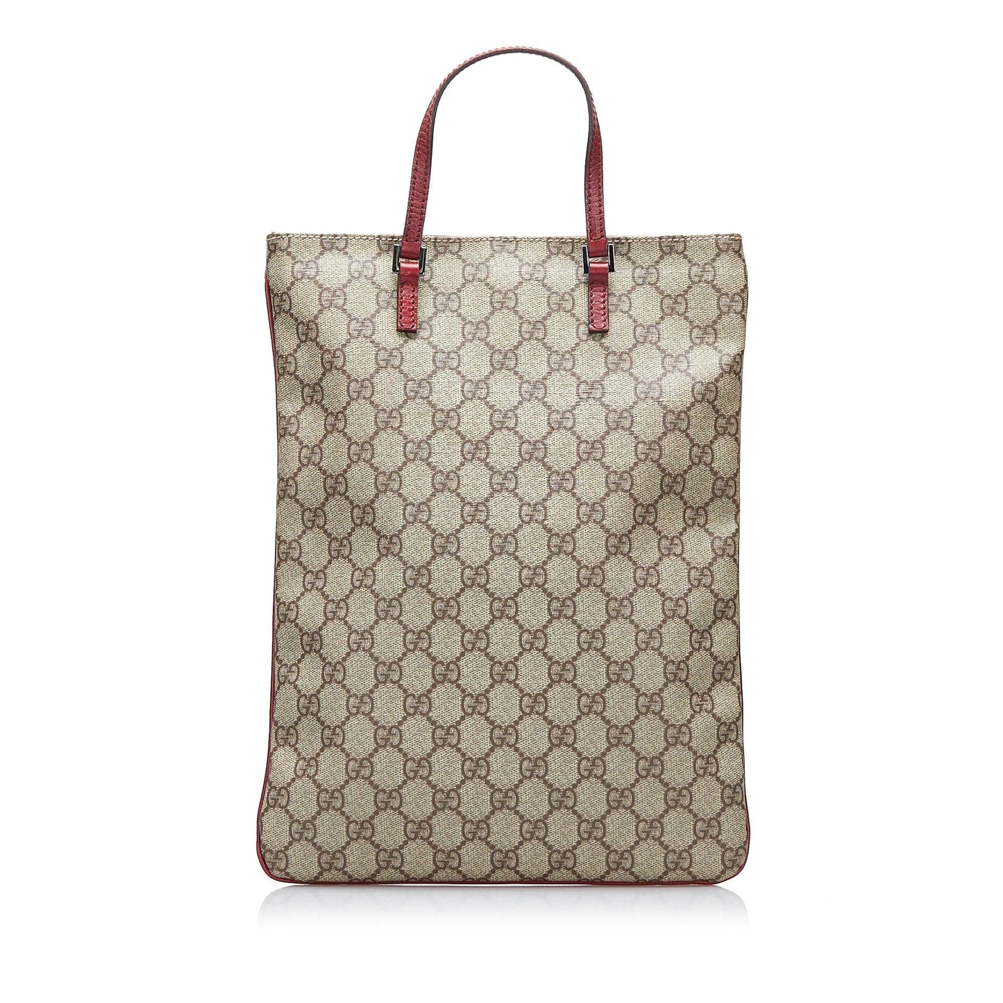 Luxury Gucci GG Supreme Flat Vertical Tote (SHG-AwXevK)