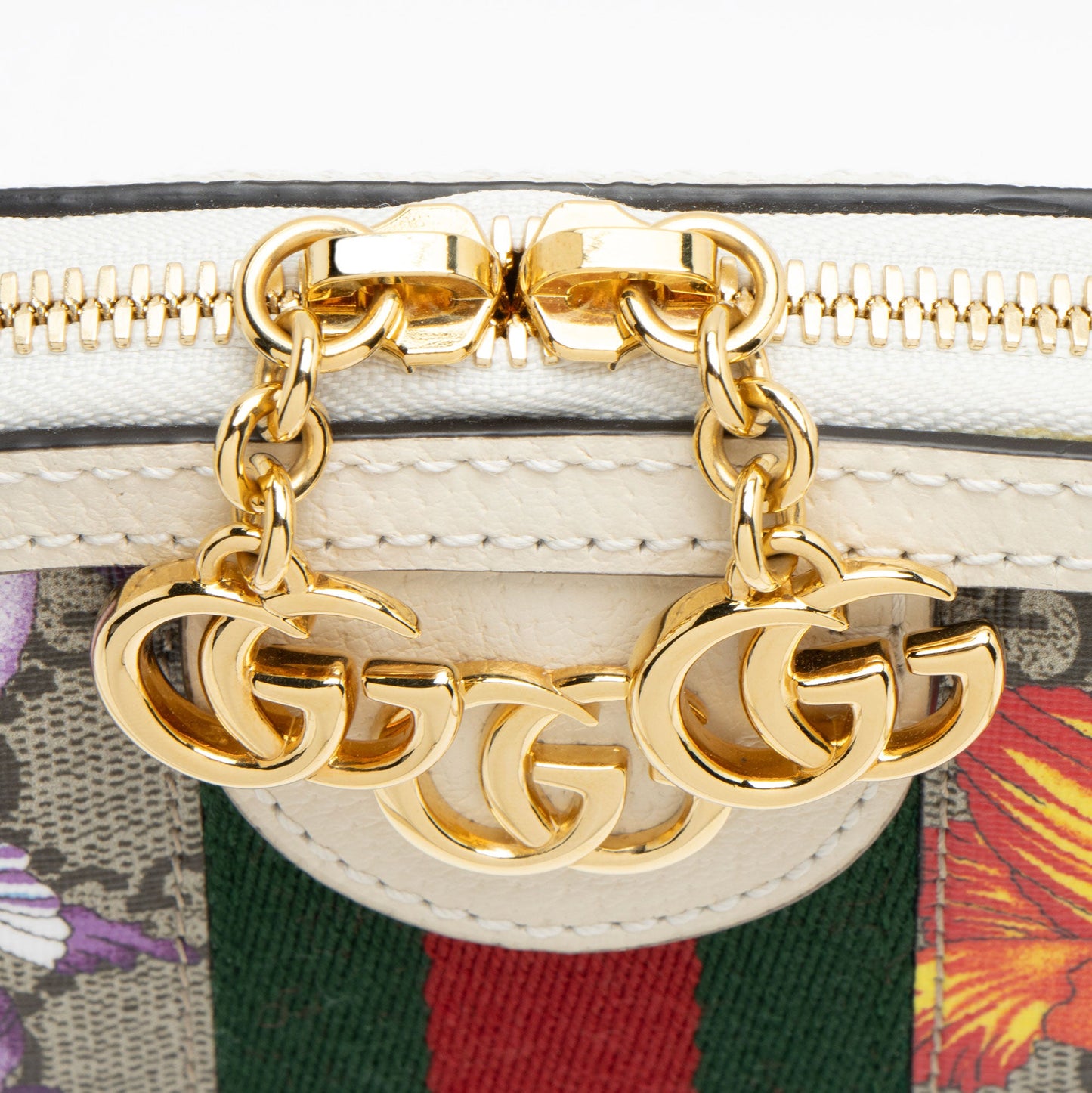 Gucci GG Supreme Flora Ophidia Dome Small Shoulder Bag