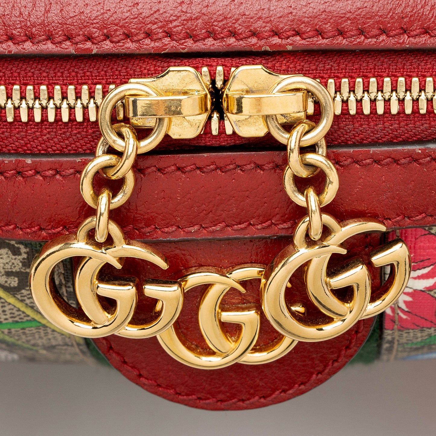 Gucci GG Supreme Flora Ophidia Medium Boston Bag (SHF-ydGH5i)