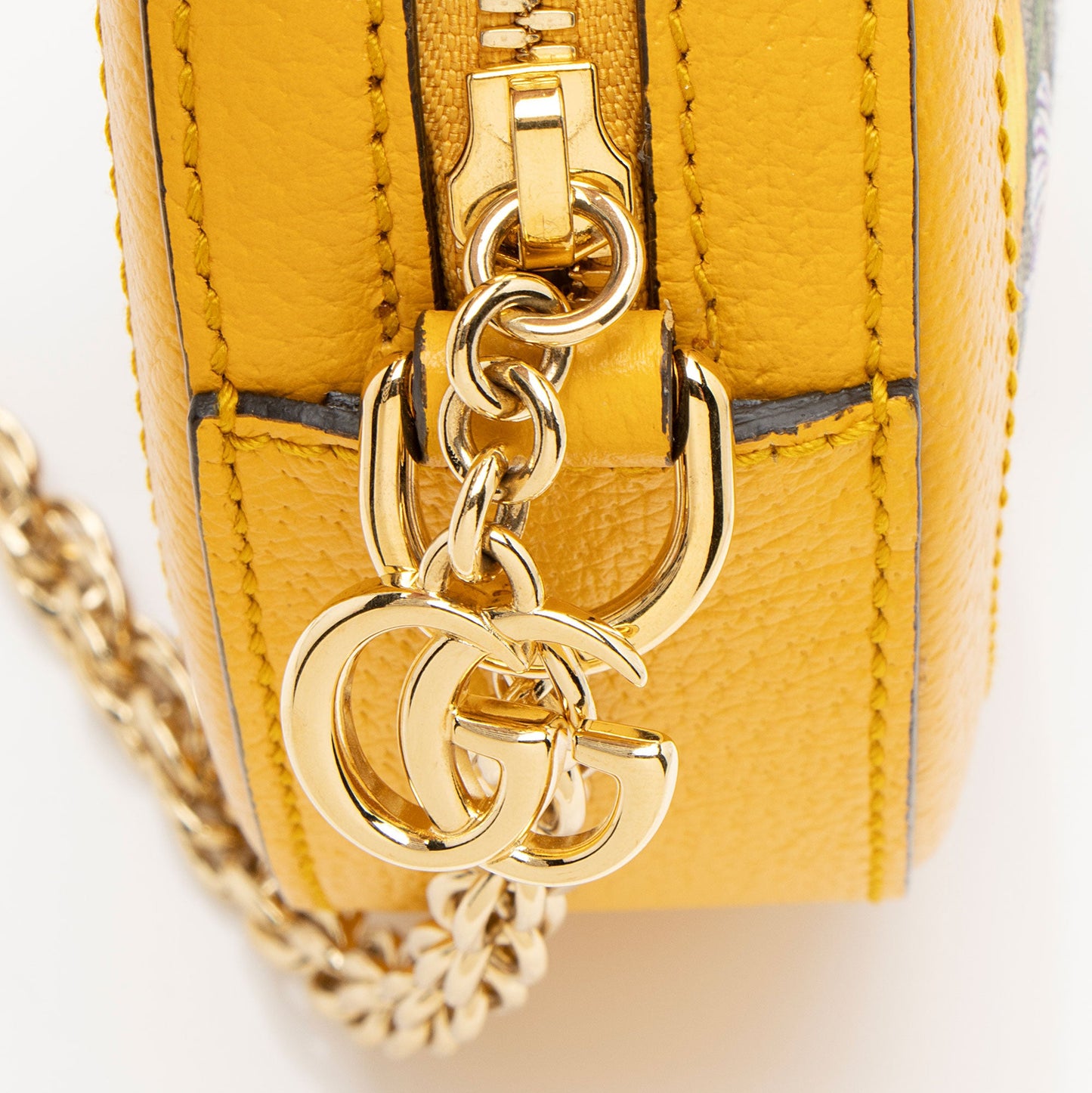 Gucci GG Supreme Flora Ophidia Round Mini Shoulder Bag