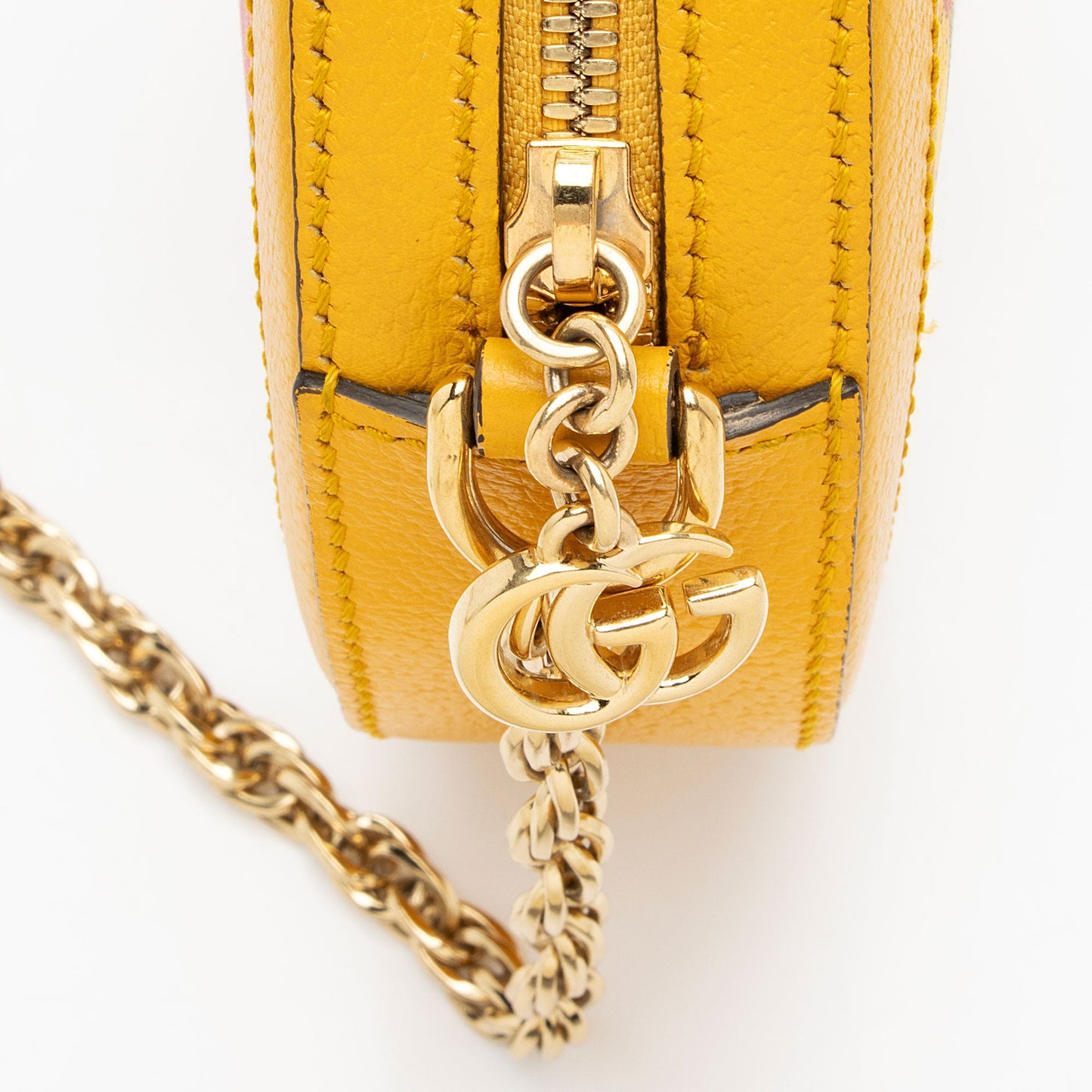 Gucci GG Supreme Flora Ophidia Round Mini Shoulder Bag