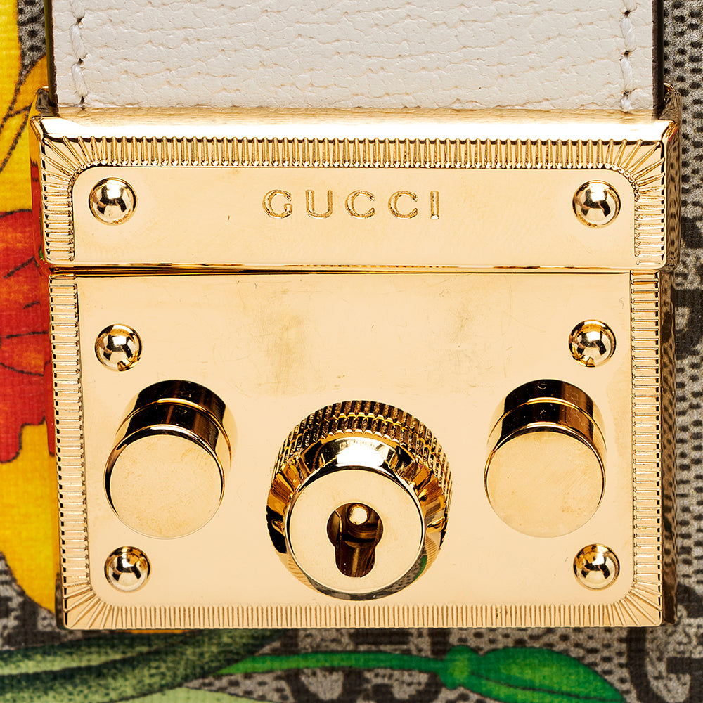 Gucci GG Supreme Flora Small Tote (SHF-19461)