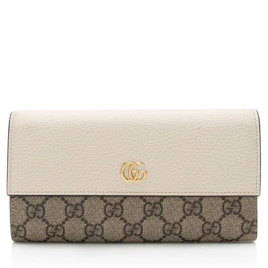 Gucci GG Supreme GG Marmont Continental Wallet (SHF-A4ciyB)