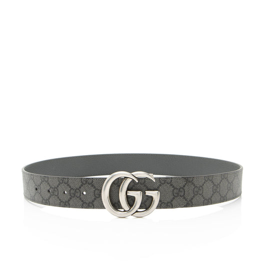 Gucci GG Supreme GG Marmont Reversible Belt - Size 34 / 85