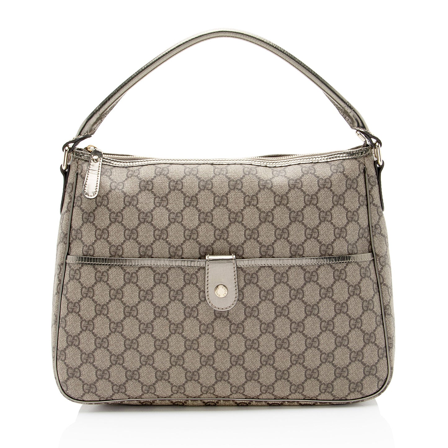 Gucci GG Supreme Pocket Hobo (SHF-hYDufh)