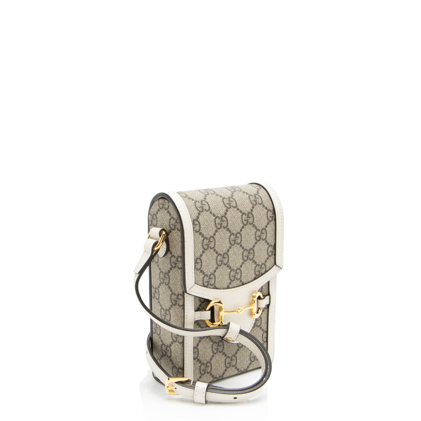 Gucci GG Supreme Horsebit 1955 Vertical Mini Shoulder Bag