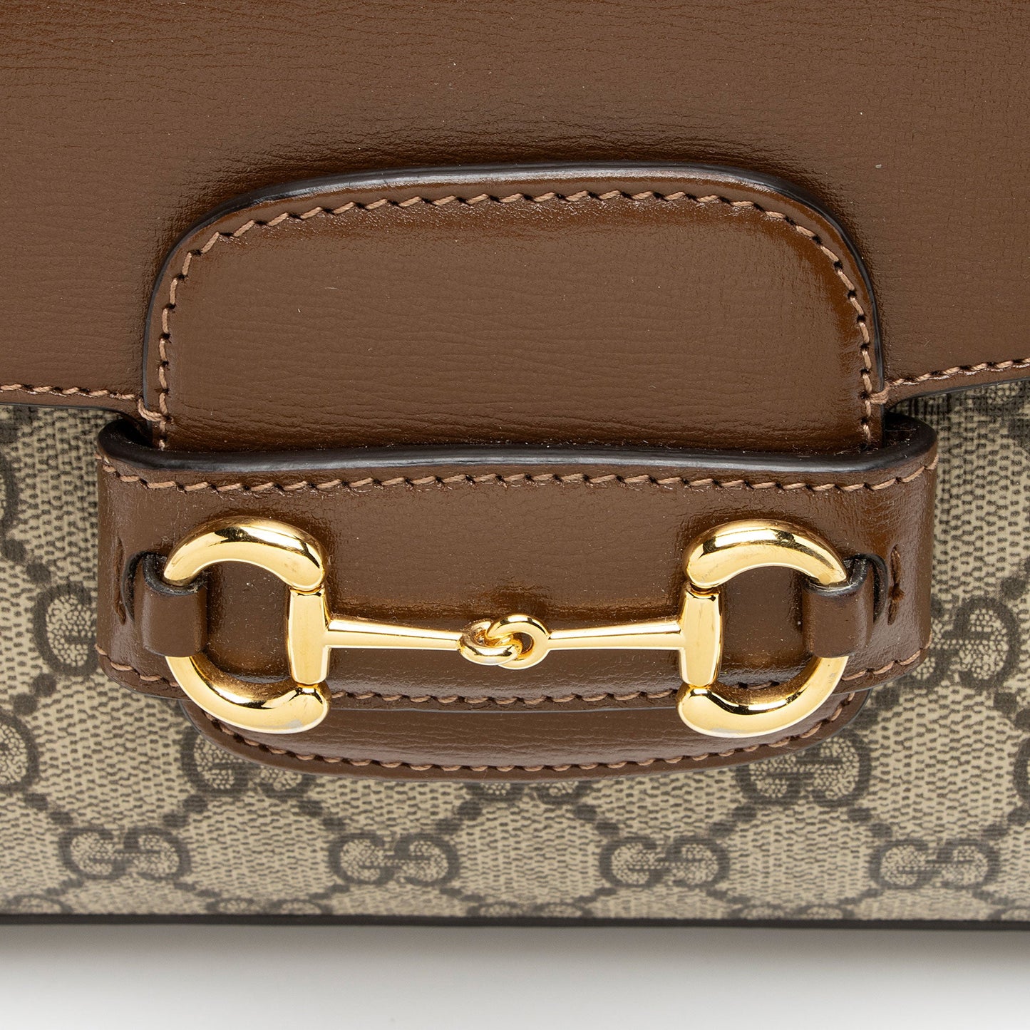 Gucci GG Supreme Horsebit 1955 Small Chain Top Handle