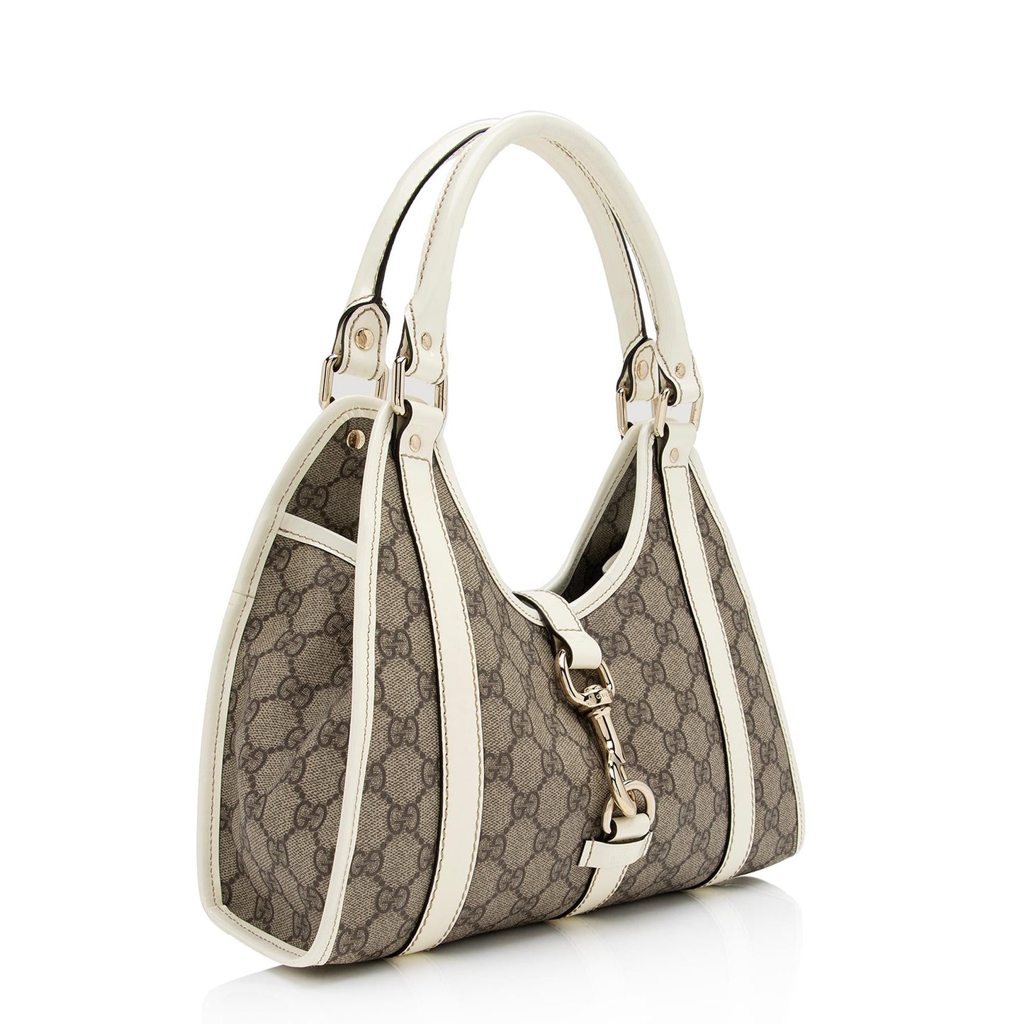 Gucci GG Supreme Joy Bardot Small Shoulder Bag (SHF-wBWBB2)