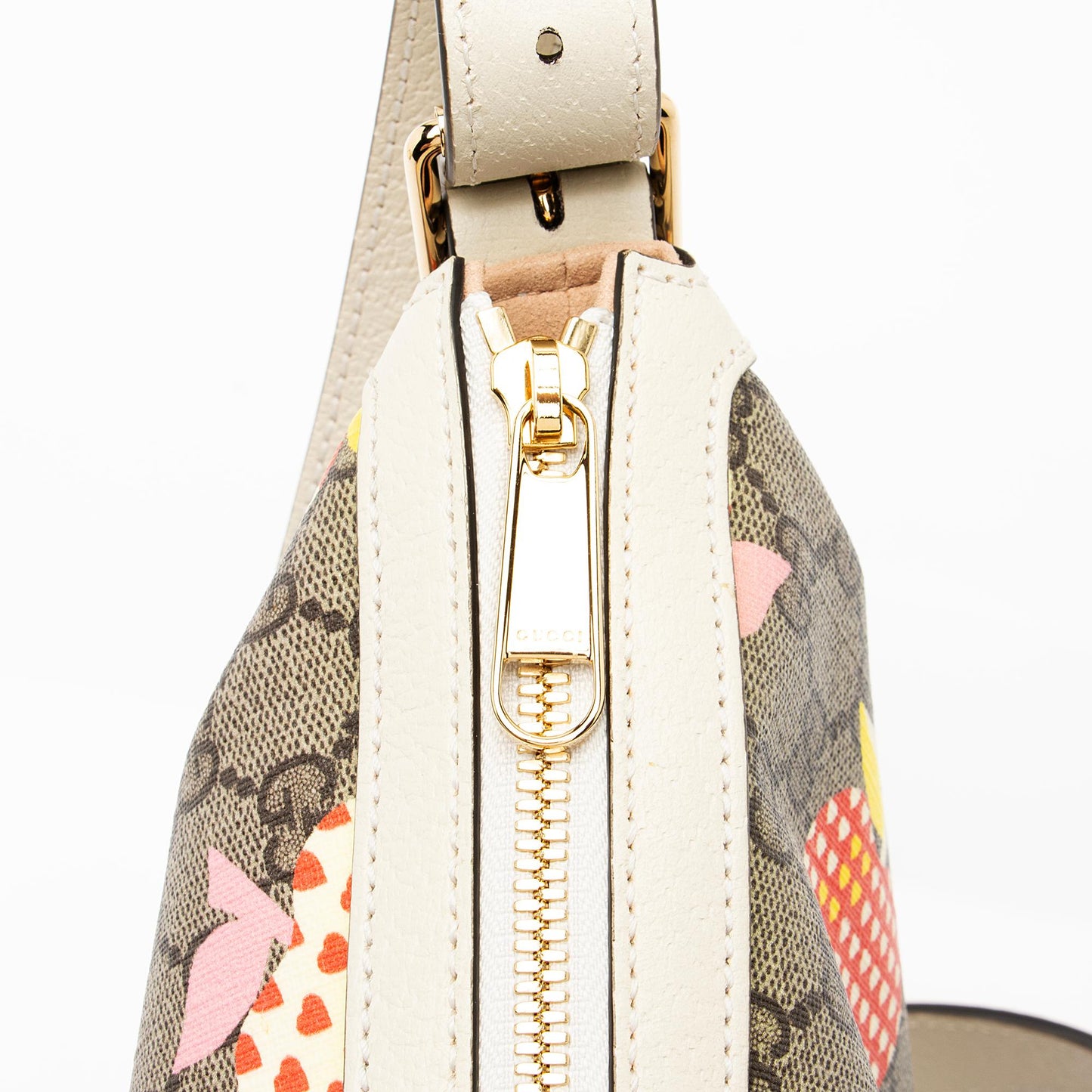 Gucci GG Supreme Les Pommes Half Moon Hobo (SHF-23192)