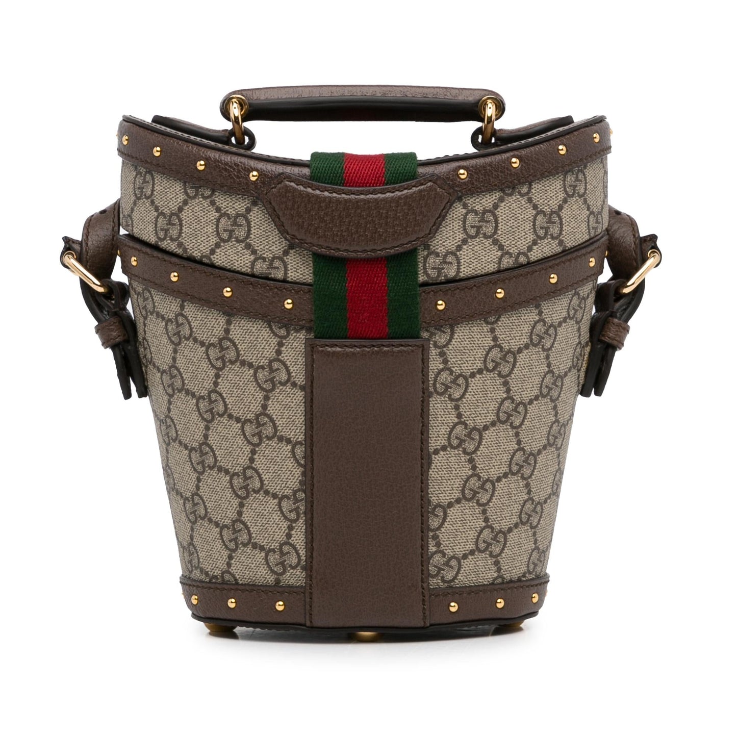 Gucci GG Supreme Mini Hat Case Satchel (SHG-3ngRUE)